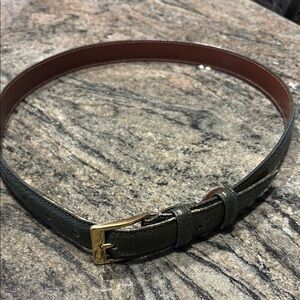 Women’s Dooney & Bourke Green Leather Belt